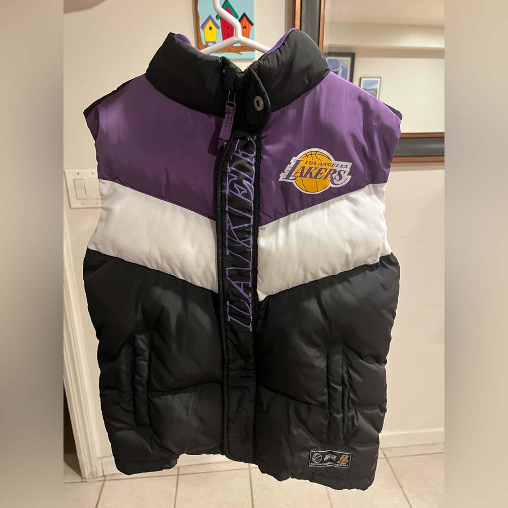 Lakers puffer vest
